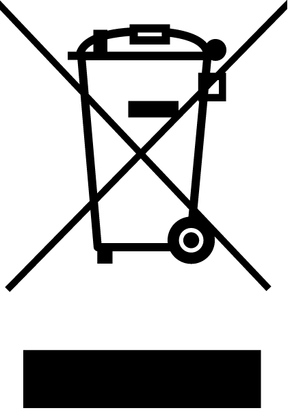 S�mbol recollida selectiva residus aparells electr�nics